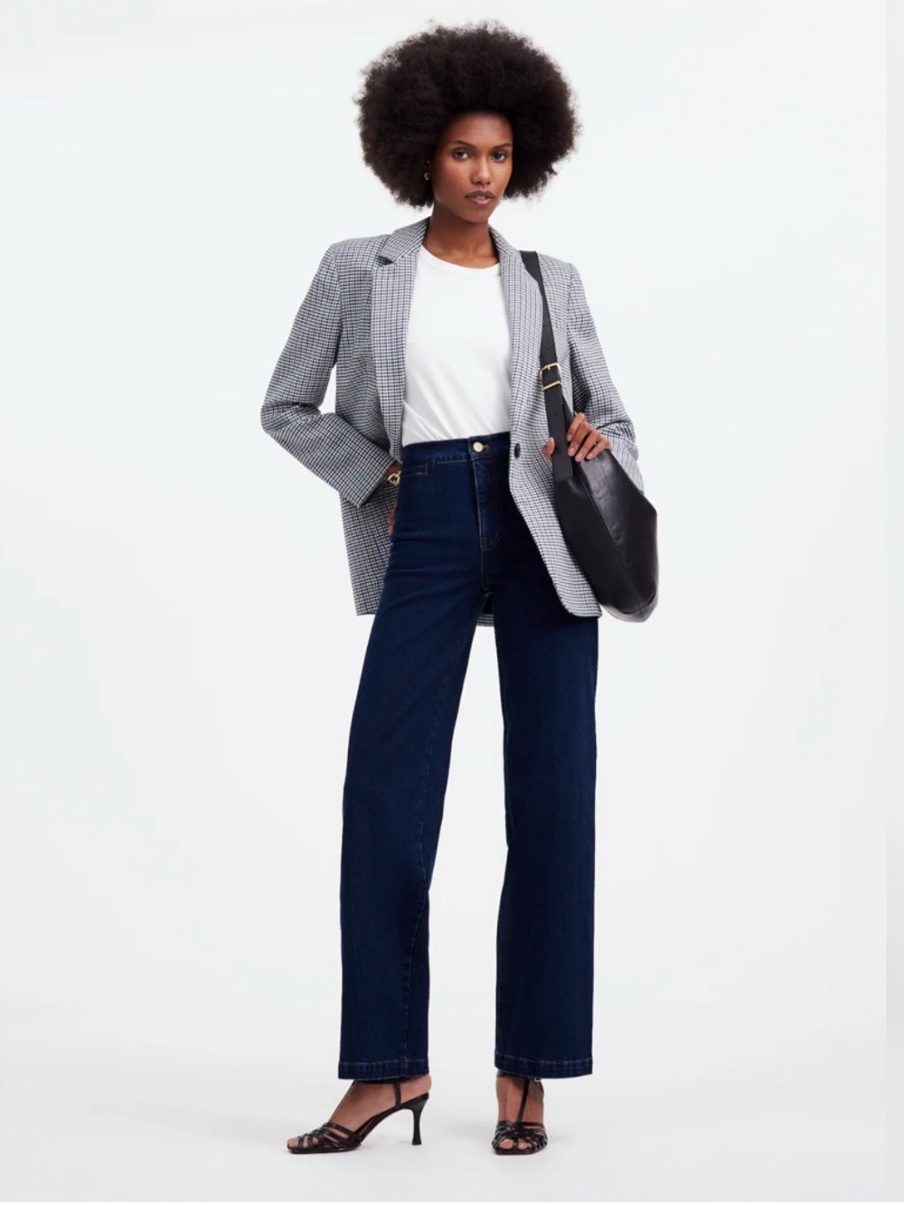 Madewell Emmett Wide-Leg Jeans - Leffers Wash